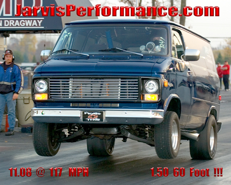 Drag Racing List Wheels Up 11 Second Chevy Van