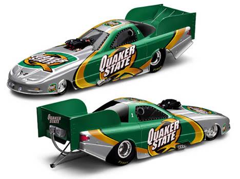 Drag Racing List - Quaker State Racing and Tony Pedregon Pair Up In 2004