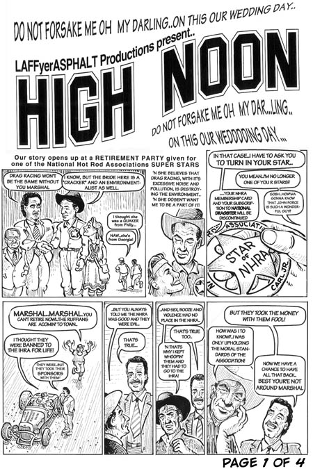 High Noon (1 of 4). Cartoon by Pete Millar