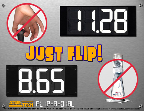 Lose the shoe polish! Get a FLIP-A-DIAL!