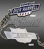 A Dick Harrell keychain will makes any car seem like a big rat motored Chevy! Click to see full size image.
