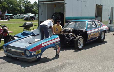 The Gapp & Roush Pinto looked better than it ran, but it was neat to see. 