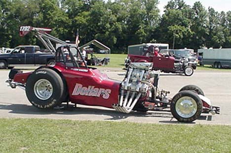 Of course, I was scouting new cars for our Classic Thunder series. The driver of this neat altered from the Buffalo area said he had ten more friends who would love to come race with us. If they are anything like this machine, bring 'em on!