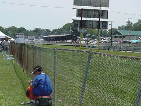 A view of Beech Bend from the speedy end...