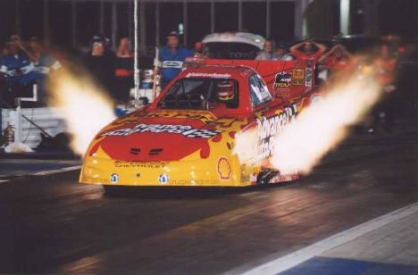 Cruz has done pretty good on his own in 2002. Here he lights up Atlanta. Photo by John Gulla