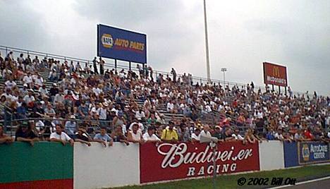 The crowd was good and ready for the fireup at the Funny Car Reunion. Photo by Bill Ott