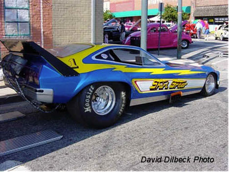 Some of the drag cars that were on display included the Little Georgia Some of the drag cars that were on display included the Little Georgia