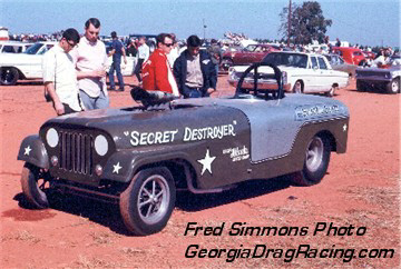 Scottie Scott's Secret Destroyer borrowed from the names of both top Jeeps. Fred Simmons photo