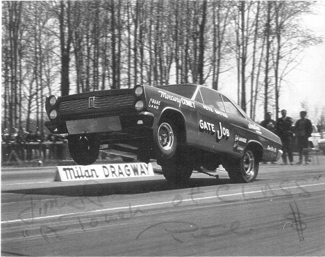 Pete Gates' Gate Job Mercury Comet Funny Car. Photo thanks to Daryl Huffman