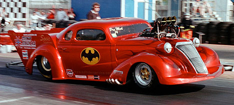 It's a close call, but I'd say the Norwegian Batman has just as awesome ride as the one driven by the Caped Crusader! Photo by Hans Karlsson