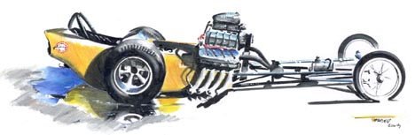 The Masters and Richter 1964 Kent Fuller Dragster by Jeff Teaford