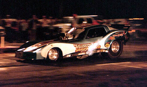 Ezra Boggs had the most success with the Moby Dick Corvette AA/FC. Photo by Dennis Roetman