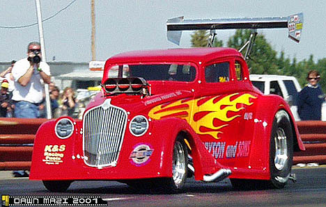 Mel Bryson has been a staple on the West Coast Supercharged Gasser scene for years. Photo by Dawn Mazi-Hovsepian