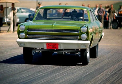 Kenz & Leslie's '66 Comet Funny Car. Photo by Pete Garramone