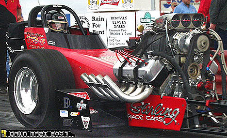 Dale Pulde has found a niche in nostalgia fuel racing, but needs to be back on the NHRA tour. Photo by Dawn Mazi