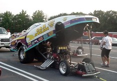 Billy Gibson in the lanes prior to meeting Bruce Mullins at Capitol 6-24-00. Tim Pratt photo.