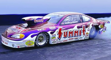 First look at the 2001 Summit Racing Pontiac Grand Am of Mark Pawuk. Photo by Alan Rebescher