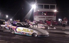 Billy Gibson and Bunny Burkett face off in the final at Capitol 6-24-00. Tim Pratt photo