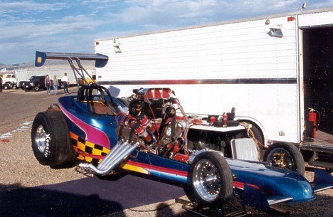 Leon Ruddock in the Pits at Albuquerque, 2000. Photo by Charlene Ruddock