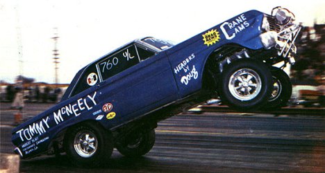 Tommy McNeely with Hubert Platt at the wheel. Photographer unknown