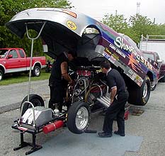 Bill Naves' Shooting Star gets ready. Photo by Tim Pratt