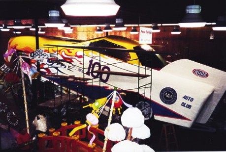 Gary Densham? No, it's the AAA Rose Parade float for 2000! Photo by Darr Hawthorne