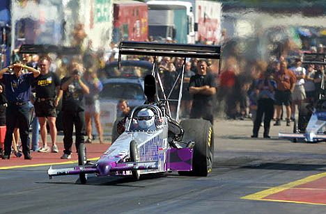 Kim Reymond launches hard in his quest to take the FIA championship back to Denmark. Photo by Alan Rasmussen