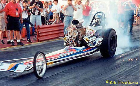 Pat Foster in the seat. Photo by Zak Hawthorne