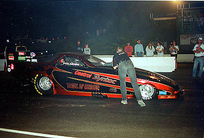 AHRA Spokane Funny Car winner, Jason Duchene. Photo by David Hapgood