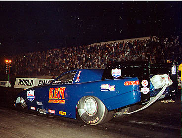 Funny Car number one qualifier was AA/FA star Jeff Bennett. Photo by David Hapgood