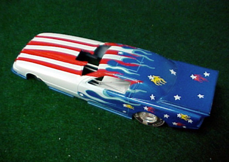 Here's the top view of the planned, but now doomed, DRL U.S. Rat. Photo and model by Mike Garland