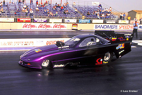 Keith Jackson made a triumphant return to fuel funny car racing this year. Photo by Lee Craker