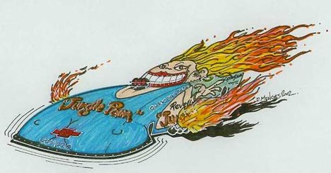 Drag Race Cartoon
