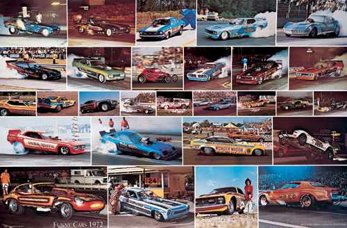 Funny Car Action 1972 poster