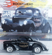 Don Montgomery's ROCKERHEAD Willys Gasser die cast -- close up.