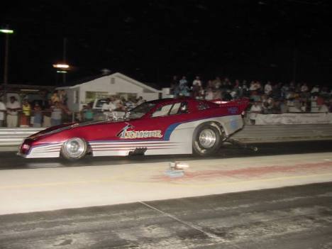 Cecil Roberson in the Trimmer Racing Corvette. Roger Richards photo