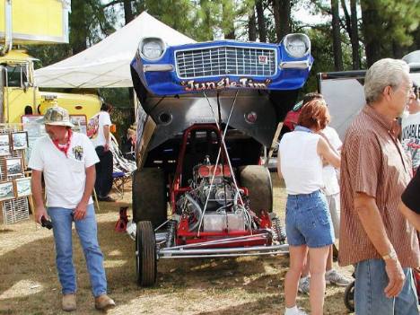 This shot shows the chassis of the Ernie Walker Vega. Photo by Brian Wood