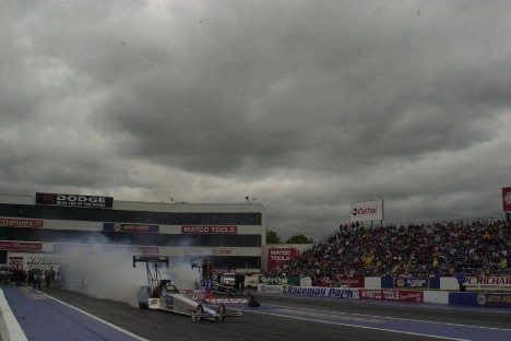 It was a cold and gray day at Englishtown. Photo by Greg Gage