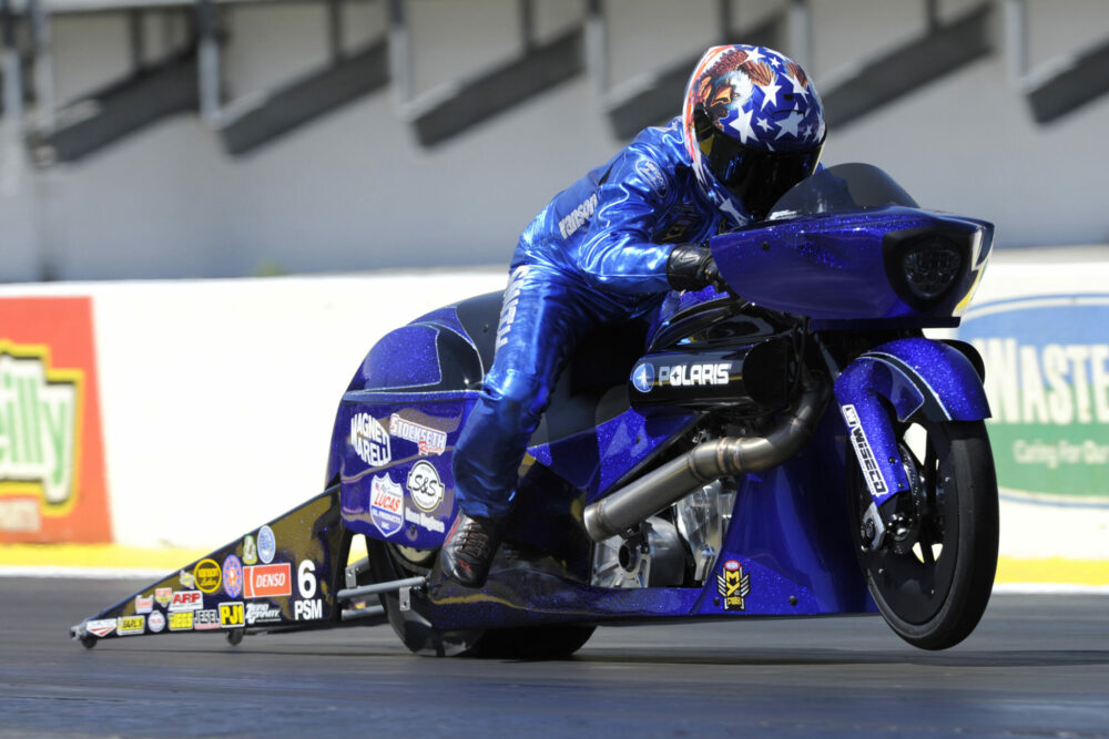 TWOTIME PRO STOCK MOTORCYCLE WORLD CHAMP MATT SMITH EXPECTS TO KEEP TORRID PACE AT LUCAS OIL