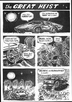 The Great Heist (1 of 2). Cartoon by Pete Millar