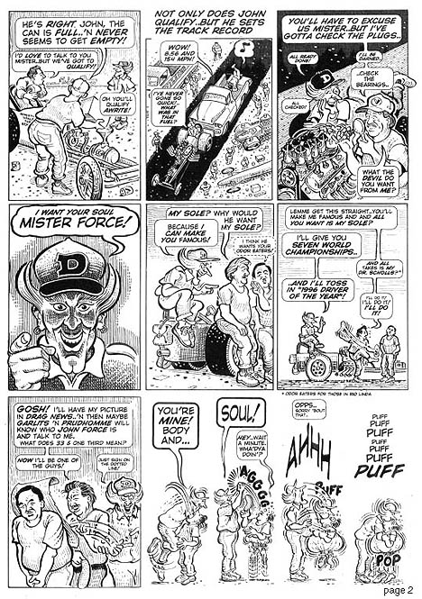 The Devil and Daniel Webster (2 of 6). Cartoon by Pete Millar