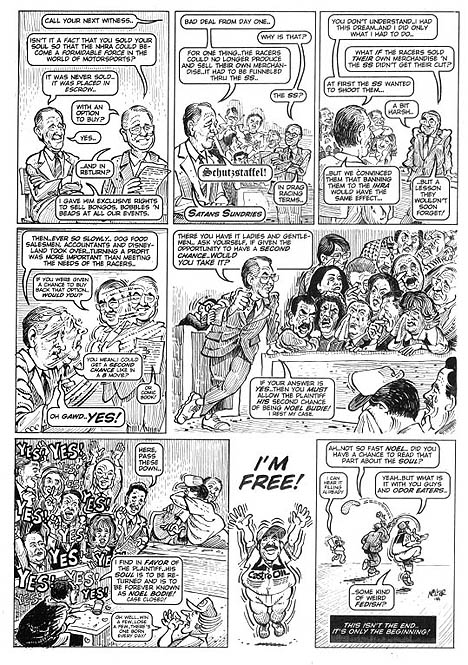 The Devil and Daniel Webster (6 of 6). Cartoon by Pete Millar