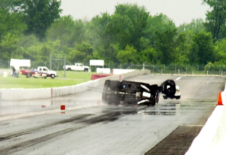 Top end mishap by Mike Garland