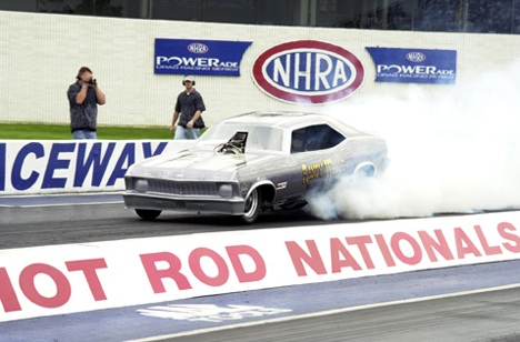 Randy Walls classic funny car by Mike Garland