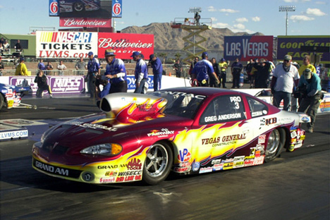 Greg Anderson launching.