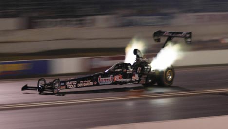 Don Garlits defeated Shirley Muldowney at E-Town at their last E-town match race. Photo by Art Cimilluca