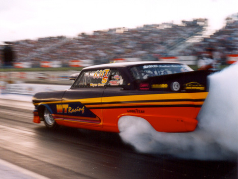 Wayne Hofer's awesome Top Sportsman machine at IHRA Edmonton. Photo by Sheryl Ogonoski
