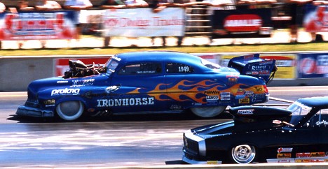 IHRA stars like Johnny Rocca will have a chance to race for the NHRA in 2001. Photo by James Morgan