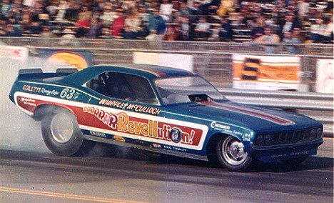 Do remember the very first Revellution funny car? Photo by Bob Plumer