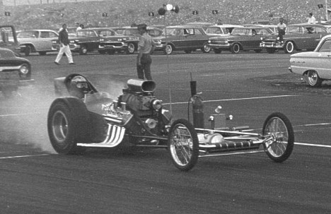 Tom Dyer in the Ansen Special at San Gabriel 1962. Photo by Steve Gibbs